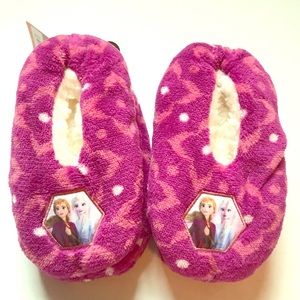 Disney Frozen II Elsa Anna slippers xs/s sz4-7 NWT